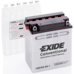 Motorradbatterie Exide 12N12A-4A-1 12V 12Ah 115A - 1